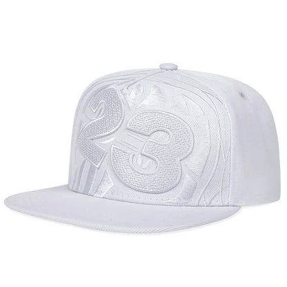 Unisex 23 Baseball Letter Embroidery Hip-hop Hats Outdoor