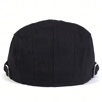 Men Light Board Solid Color Berets Newsboy Caps Hip Hop British Painters Hats