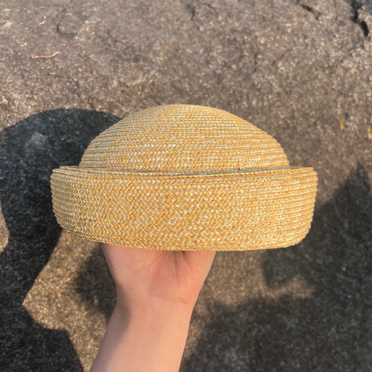 Natural Straw Sun Hat Ins Blogger Fashion Summer Flat Berets Women