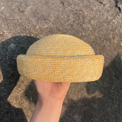 Natural Straw Sun Hat Ins Blogger Fashion Summer Flat Berets Women