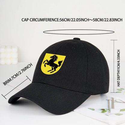 Printed Soft-Top Baseball Cap