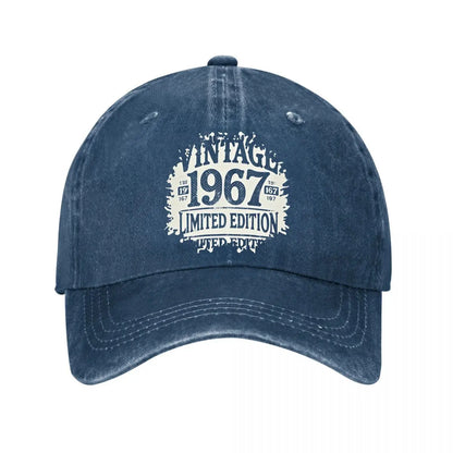 Vintage 1967 Limited Edition Distressed Baseball Cap 2026