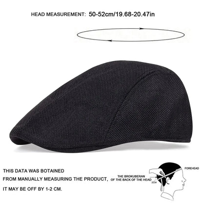 Children Solid Color Newsboy Caps British Painters Hats