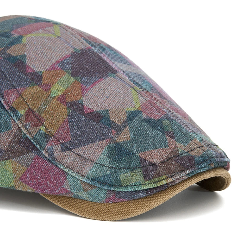 Vintage Artist Painter Beret Hat 100% Cotton Ivy Flat Cap