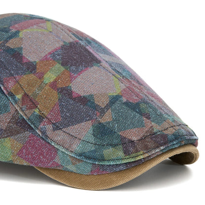 Vintage Artist Painter Beret Hat 100% Cotton Ivy Flat Cap