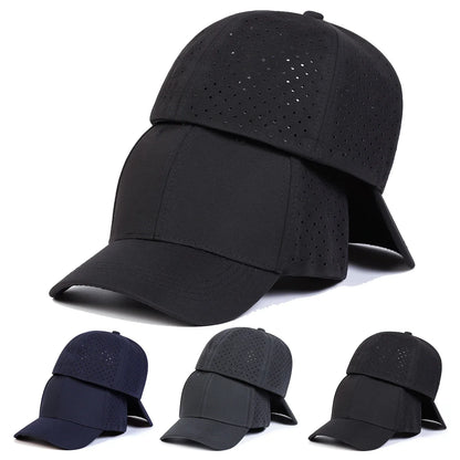 Unisex Light Plate Rear Sealing Breathable Baseball Net Caps