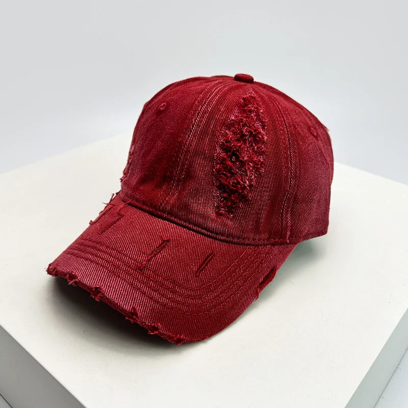 New Unisex Korean Solid Retro Baseball Hats