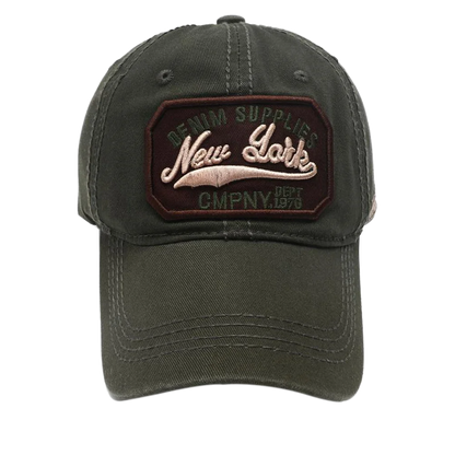 New York Letter Embroidery Baseball Cap Sun Visor Snapback Hip Hop Unisex Washed Cotton Dad Hats