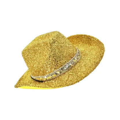 Trendy Glitter Powder Western Hat