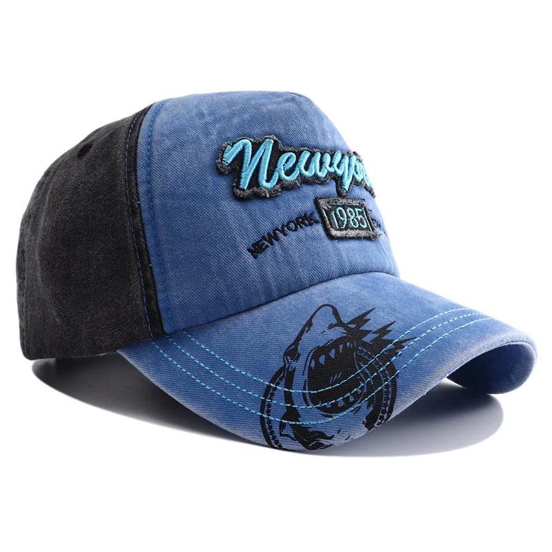 New Unisex Washed Cotton Snapback Hat