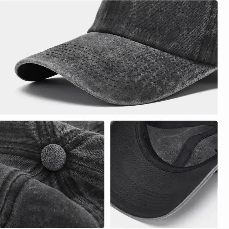 Sunscreen Water Washed Men's Baseball Cap