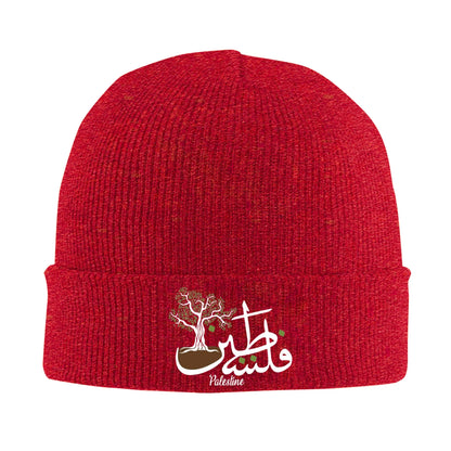 Palestinian Palestine Olive Tree Knit Hat Beanies Winter Hat