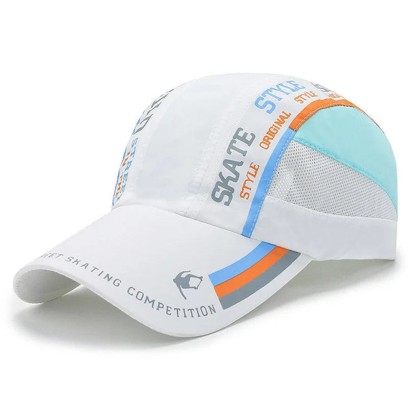 Letter Patchwork Mesh Mesh Baseball Cap Spring