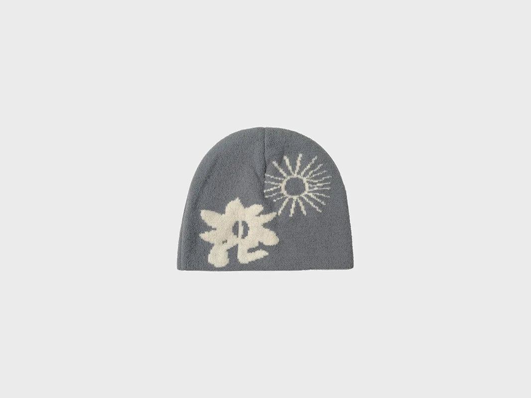 Niche Jacquard Plush Knitted Hat For Men And Women