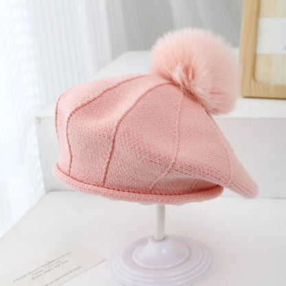 Foreign Trade Fashion Children's Knitted Beret Hat Autumn