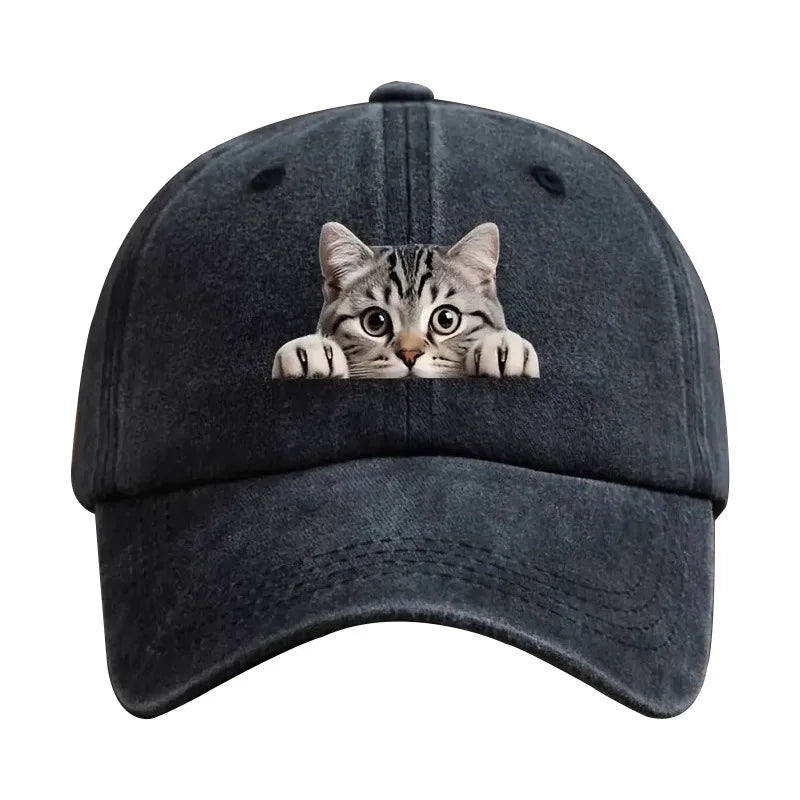 Fashion Washed Cotton Denim Baseball Caps Men Women Vintage