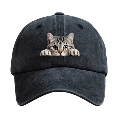 Fashion Washed Cotton Denim Baseball Caps Men Women Vintage