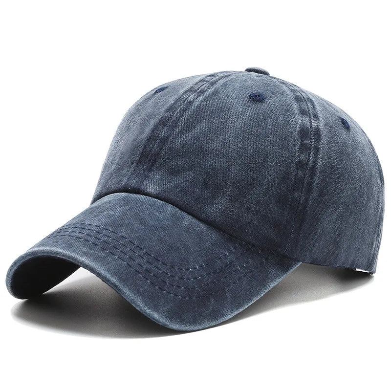 Baseball Caps Washed Cotton Women Men's Cap
