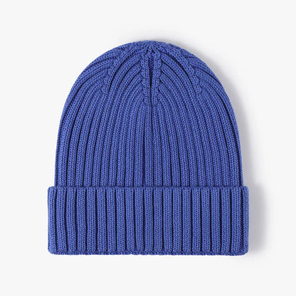 Men's Women Big Head Winter Brimless Head Wrapped Cotton Knit Cap