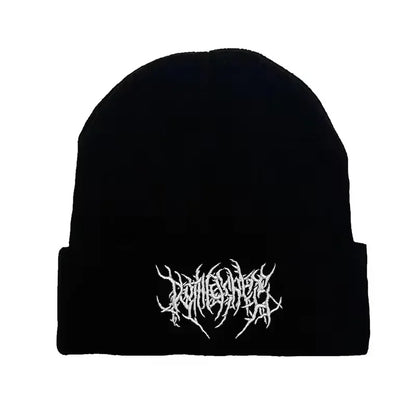 Warm Women Men Winter Beanies Hats Gothic Street Punk Knitted Bonnet Caps