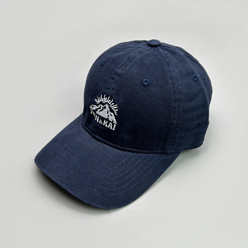 Korean Retro Mountain Embroidery Snapback Caps New Sunshade Baseball Hats Breathable Versatile Fashion