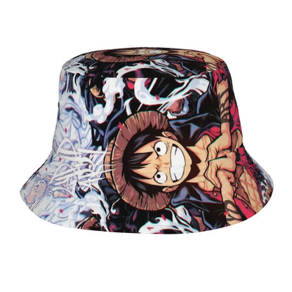 Japan Anime Zoro Luffy Skull Bucket Hats for Women Men Summer