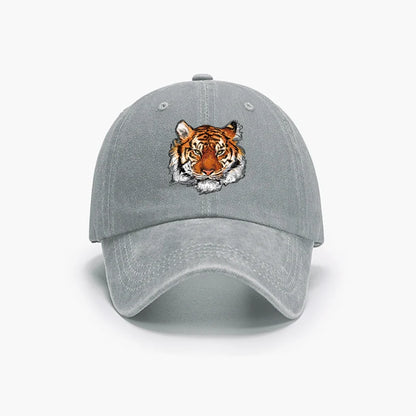 Tiger Head Printed Baseball Cap Unisex Men Women