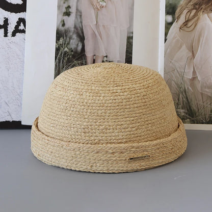 100% Handmade Raffia Grass Fascinator Sun Hats Women