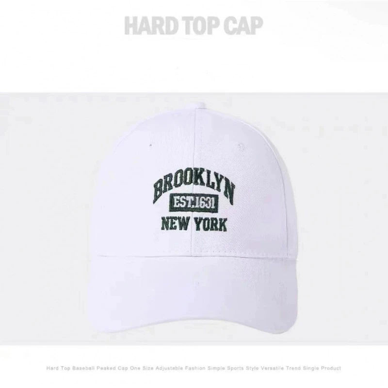 Fashion BROOKLYN Baseball Cotton Adjustable Snapback Hat Embroidery Cap Hip Hop Outdoor Casual Sun Hats