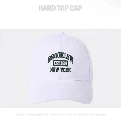 Fashion BROOKLYN Baseball Cotton Adjustable Snapback Hat Embroidery Cap Hip Hop Outdoor Casual Sun Hats