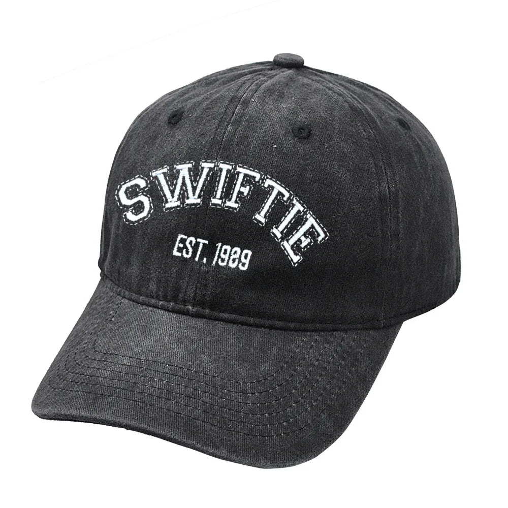 European and American Swiftie Embroidered Baseball Cap Summer