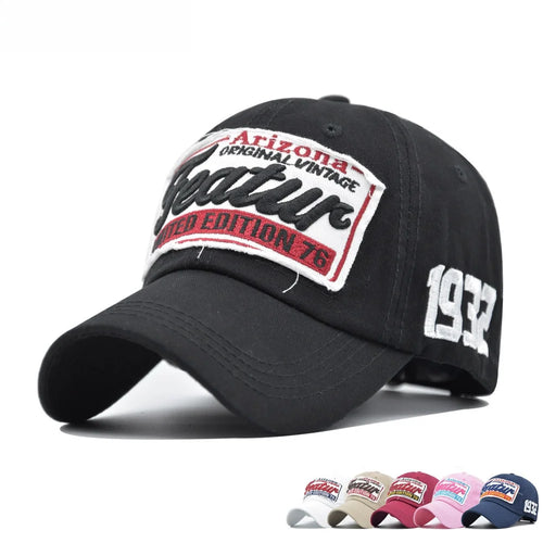 Red Pink Streetwear Baseball Cap Letter Embroidery Hip Hop Cap For Men Women