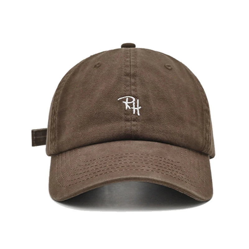 1pcs Simple Letter Baseball Cap Adult Breathable Cotton Sports