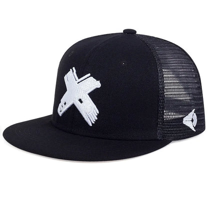 New Unisex Simple Letter X Embroidery Hip-hop Hats Spring Autumn Outdoor