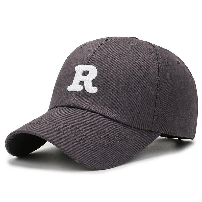 Letter Print Summer Slimming and Face Small Big Head Circumference Duckbill Cap Versatile Soft Top Baseball Hat