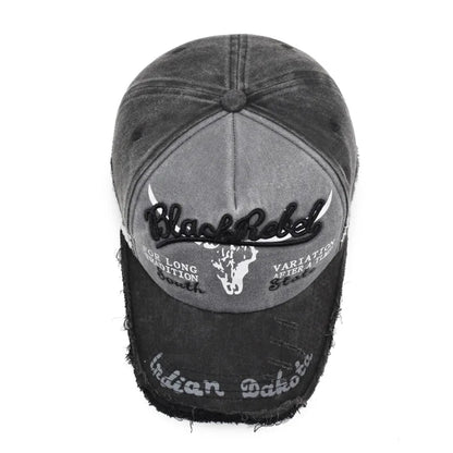 Washed Retro Baseball Cap, Made Old And Adjustable Sun Hat