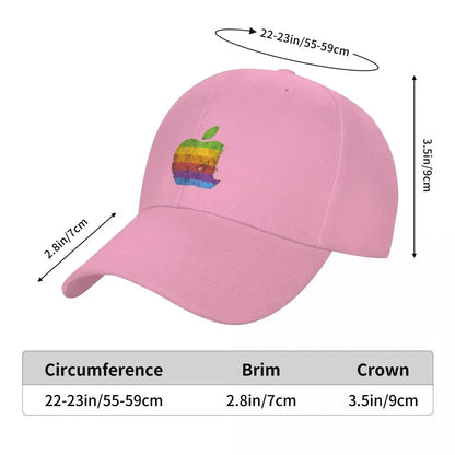 Apple Retro Logo Classic Baseball Caps Snapback Fashion Baseball Hats