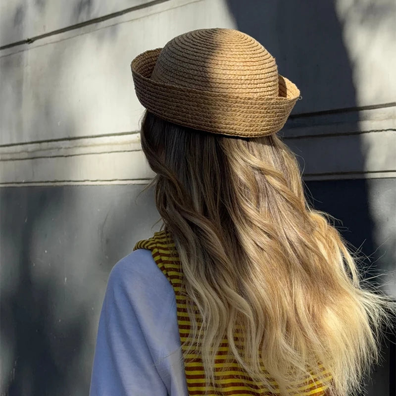 New Summer British Retro Artistic Painter Berets Pillbox Hat