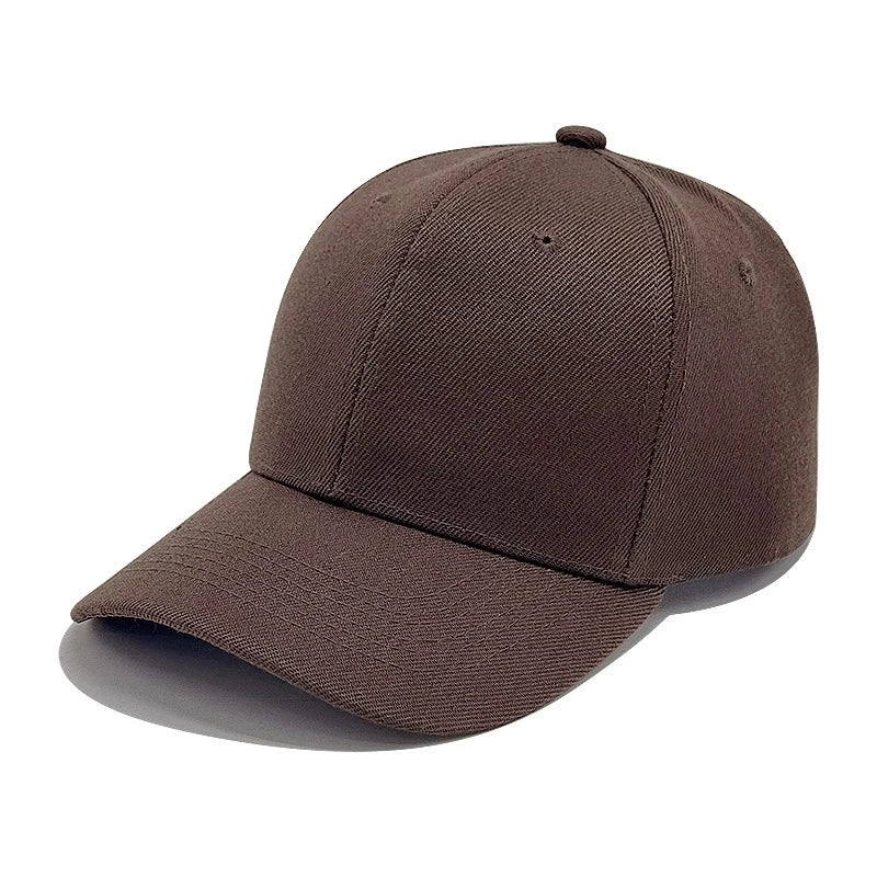 Fashionable Sun Shading Hip-Hop Solid Color Baseball Cap