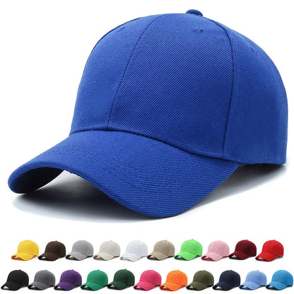 Unisex Cap Casual Plain Baseball Cap Adjustable Snapback Hats Hip Hop Cap Street Dad Hat