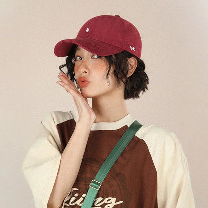 Sun Protection And Small Face, Versatile Soft Top Baseball Cap