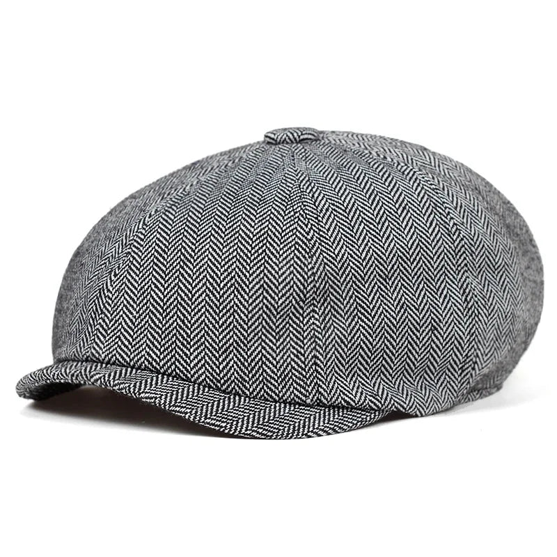 Retro Newsboy Caps Men Octagonal Hats British Painters Hats