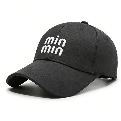 Minimalist Solid Color Couple Baseball Cap