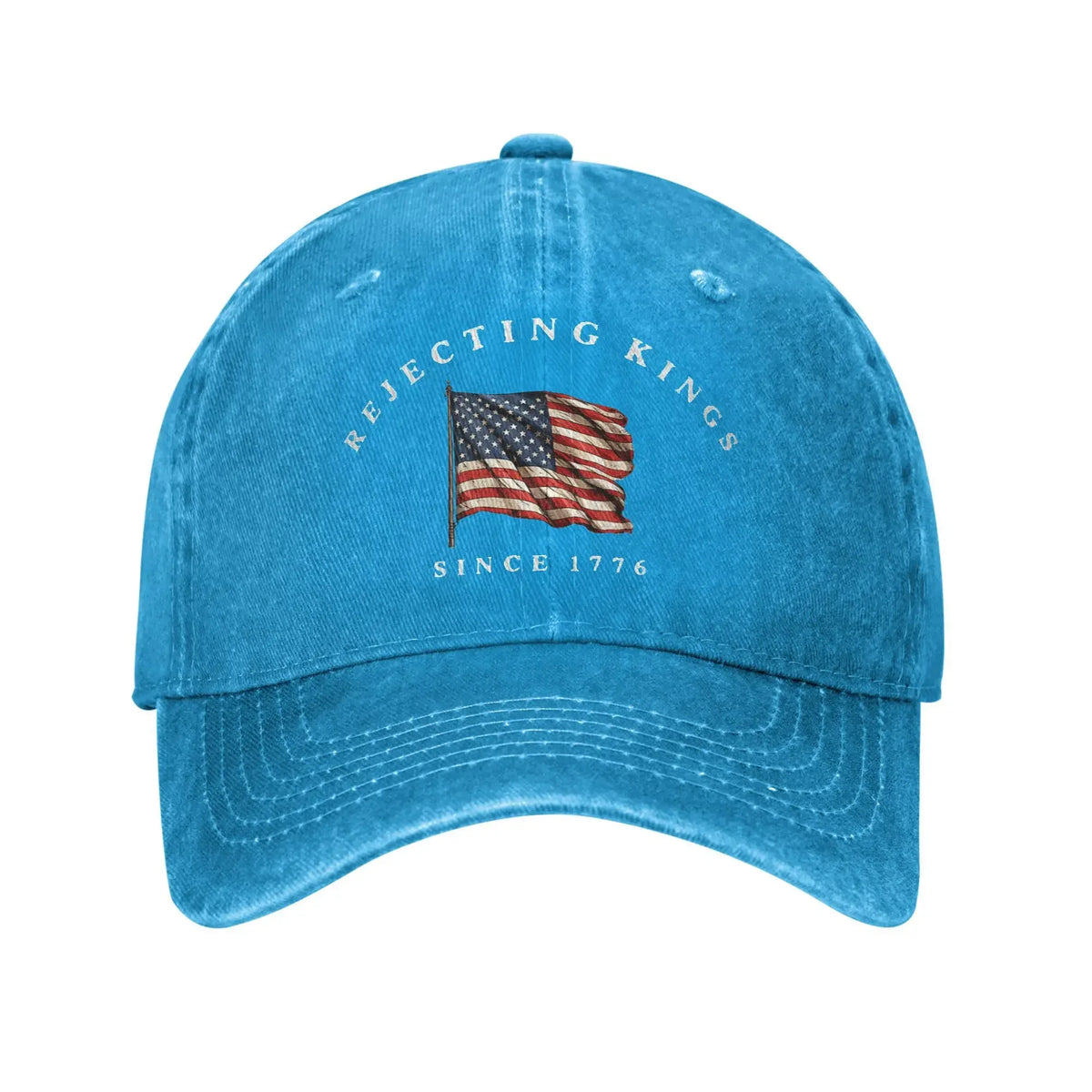 Men Women Distressed Denim Sun Cap