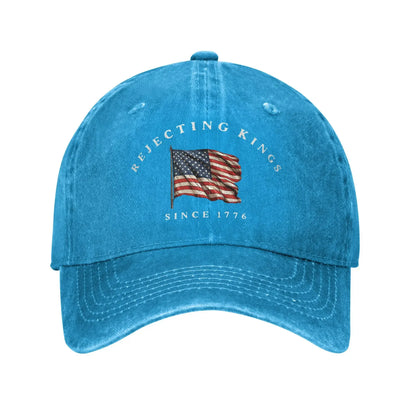 Men Women Distressed Denim Sun Cap