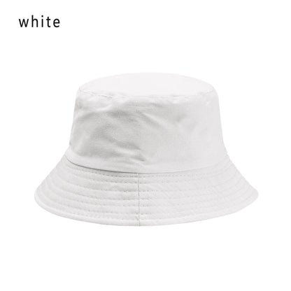 Panama Bucket Hat Candy Color/Hip Hop Maple Leaf Cotton