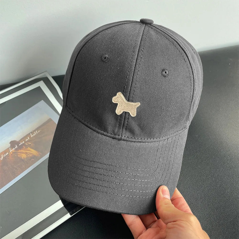 Versatile Creative Pony Embroidered Baseball Cap Sunscreen Horse Cartoon Baseball Hat
