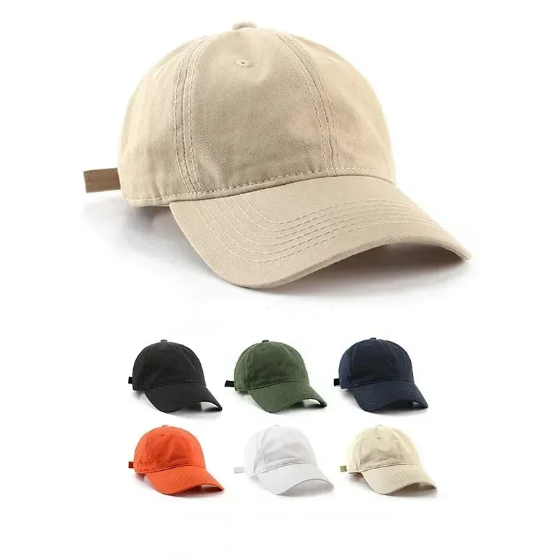 Simple Baseball Caps Spring Summer Sun Protective Caps