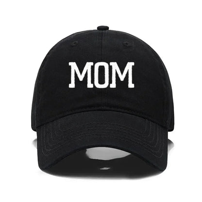 DAD MOM Embroidery Pure Cotton Baseball Cap Fashion Sport Golf Caps Sun Hat