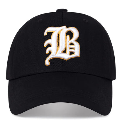 Baseball Cap Cotton  Sun Hat Spring Summer B Letter embroidery Dad Hats Hip Hop Tiger Caps For Men Women
